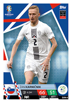 Zan Karnicnik Slovenia Topps Match Attax EURO 2024 #SVN4